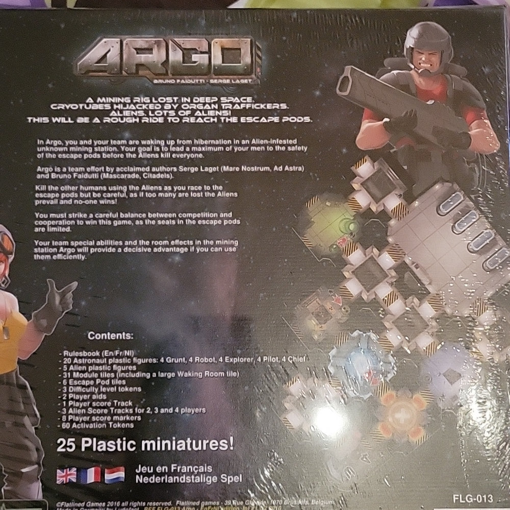 Argo Miniatures Tile Placement Board Game New & Sealed French Dutch English