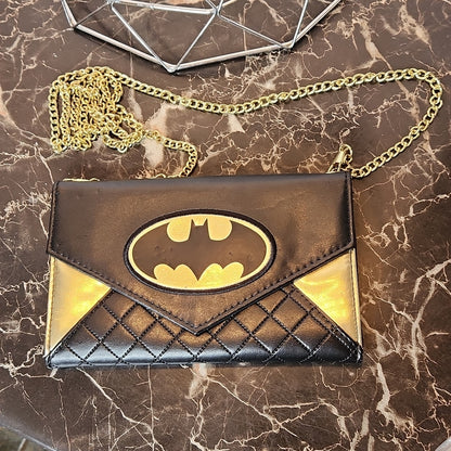 Batman Foil Envelope Wallet With Chain