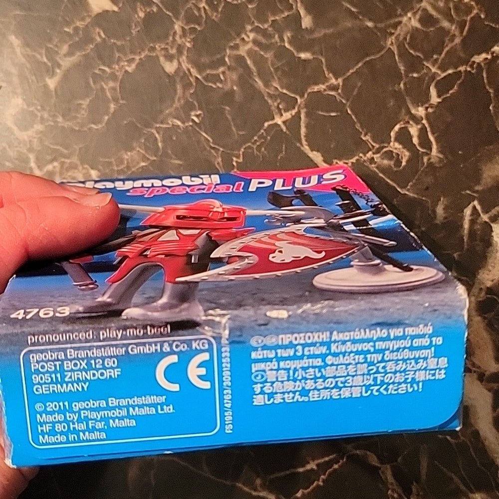 Playmobil 4763 Special Plus Castle Red Knight With Armory Nos