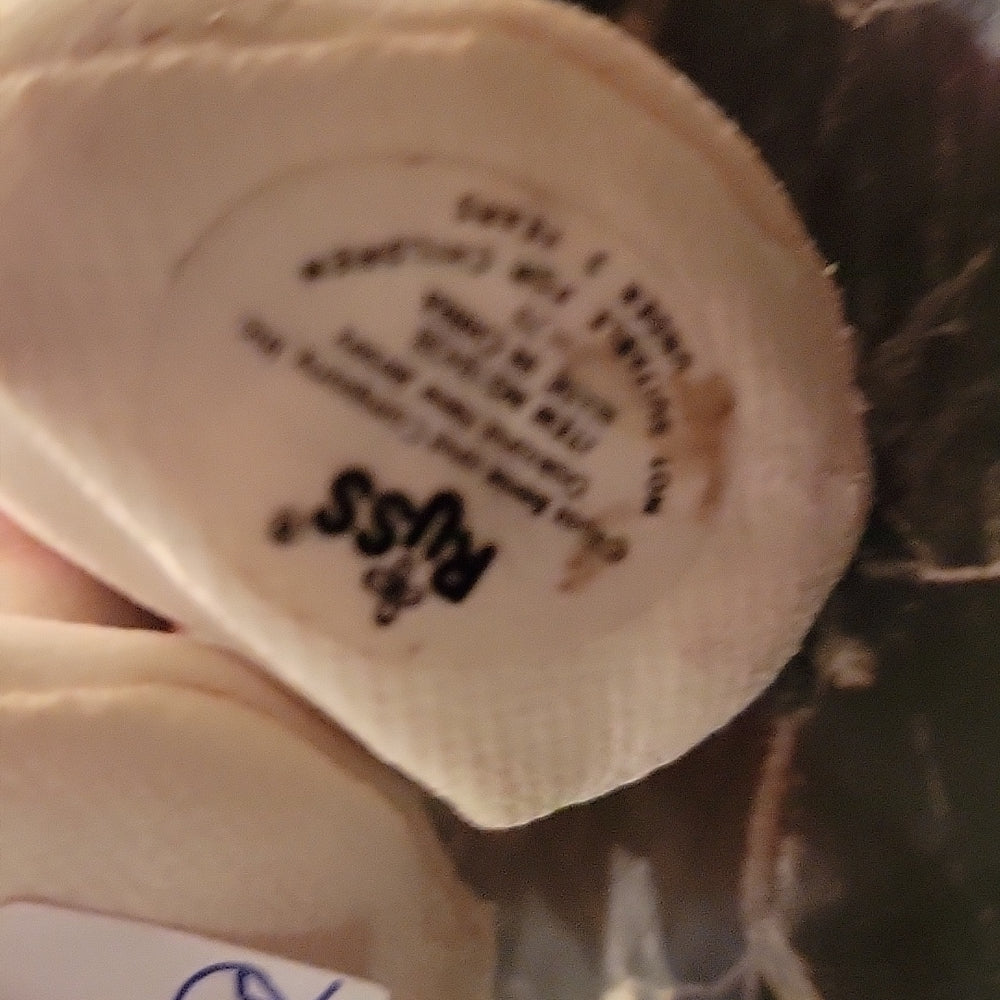 Vintage Russ Troll Doll Basketball Player Blue Hair Red & White Jersey #18438