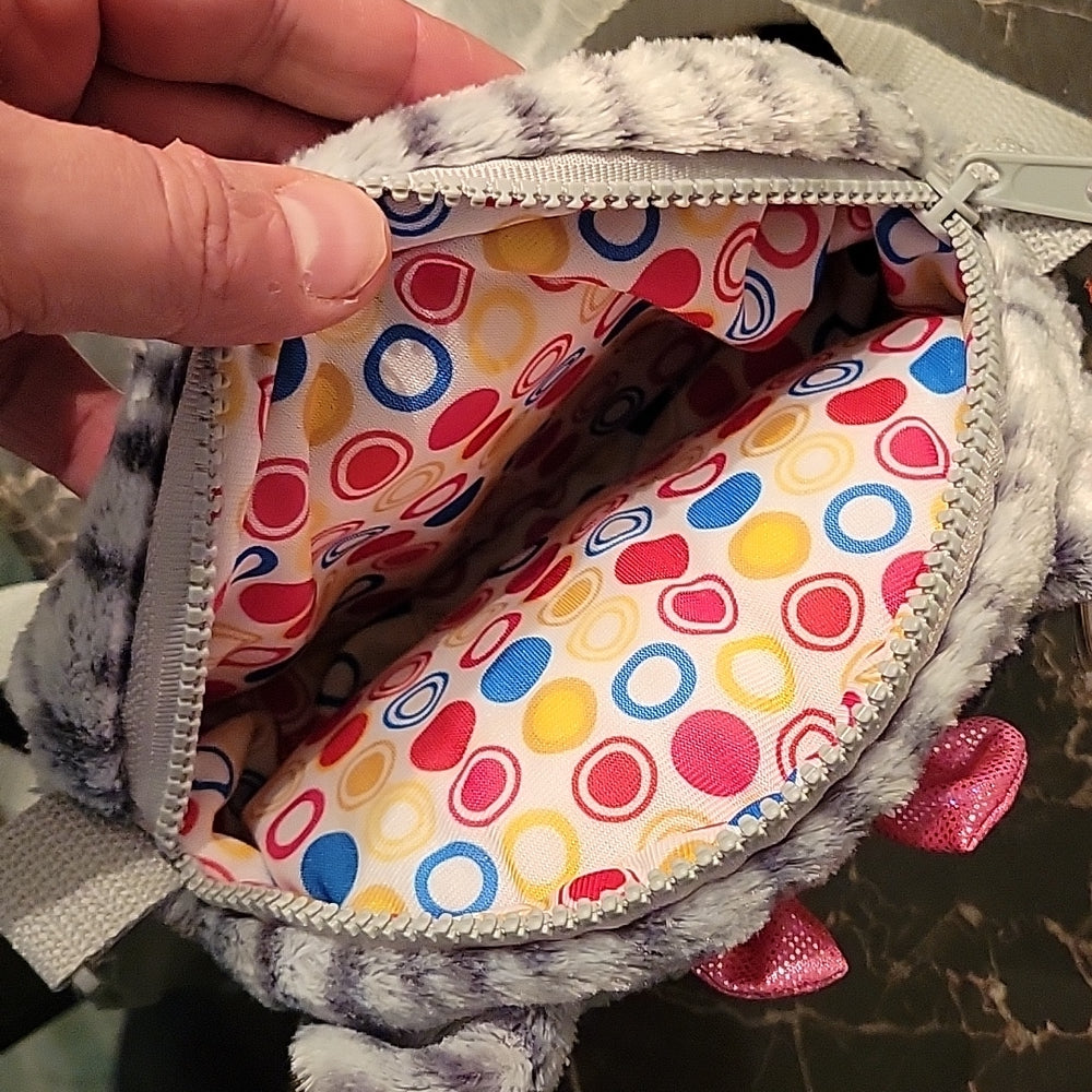 Ty Fashion Mini Purse Plush Kiki Grey Cat