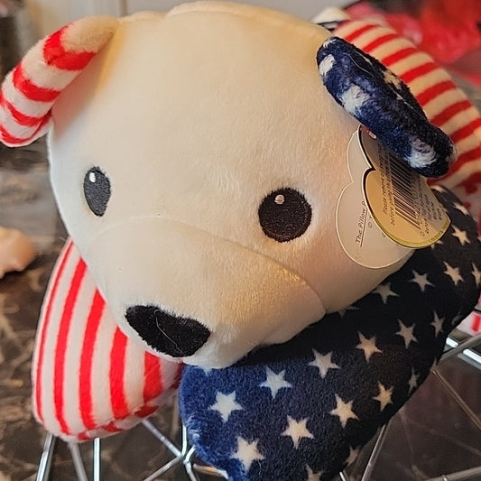 Sparkler America Bear Ty Beanie Retired Pillow Pal Plush Patriotic July 4Th New