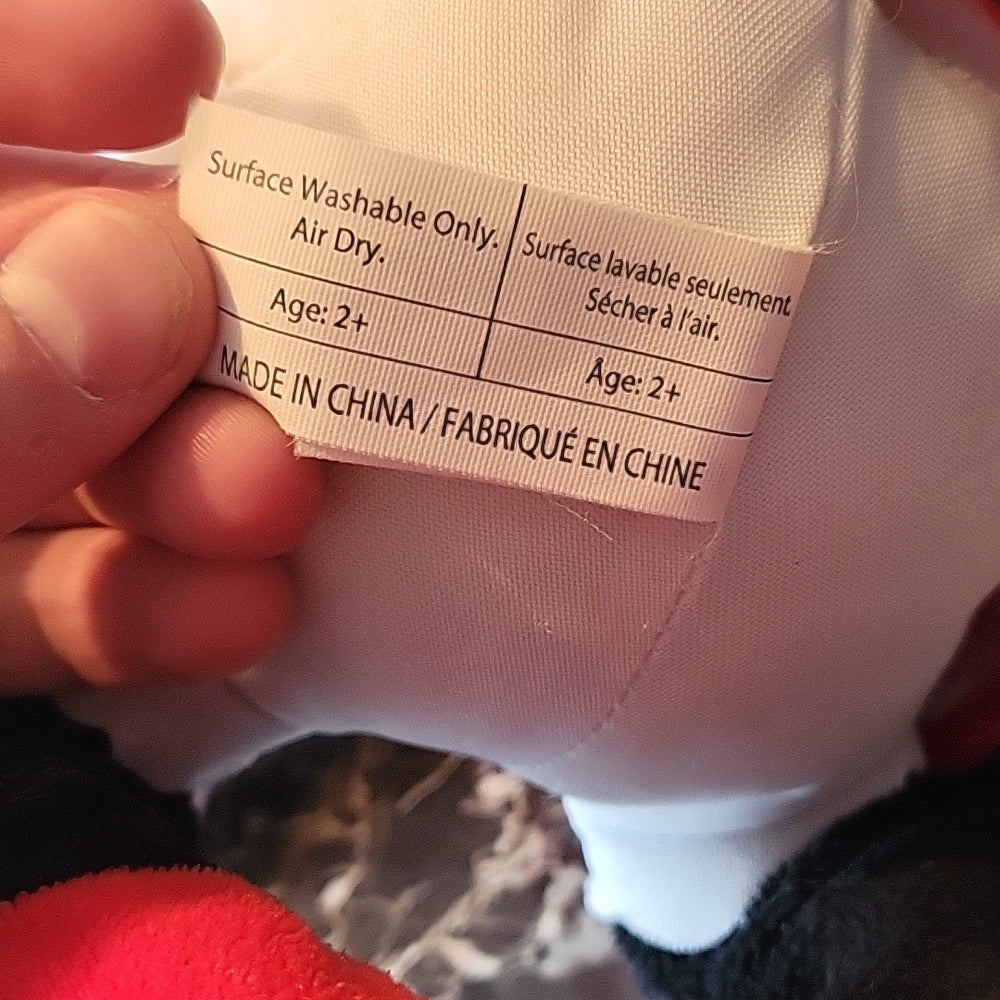 Disney Minnie Mouse Plush 2016 Red & White Polka Dot Dress 20'' Tall