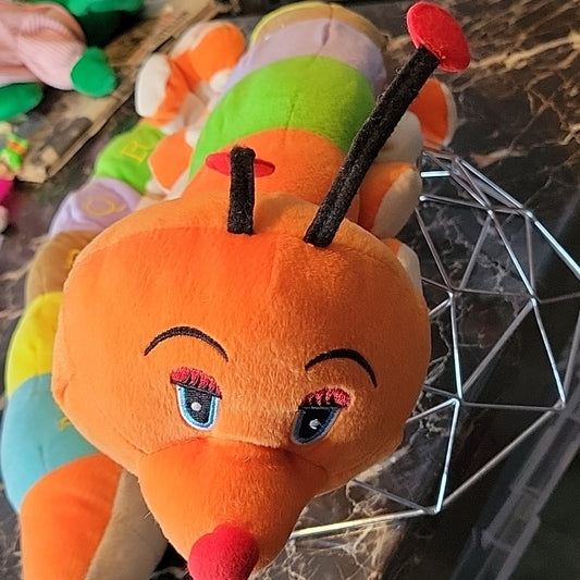 Abc Alphabet Preschool Learning Toy Approx 35Inch Centipede Caterpillar Plush