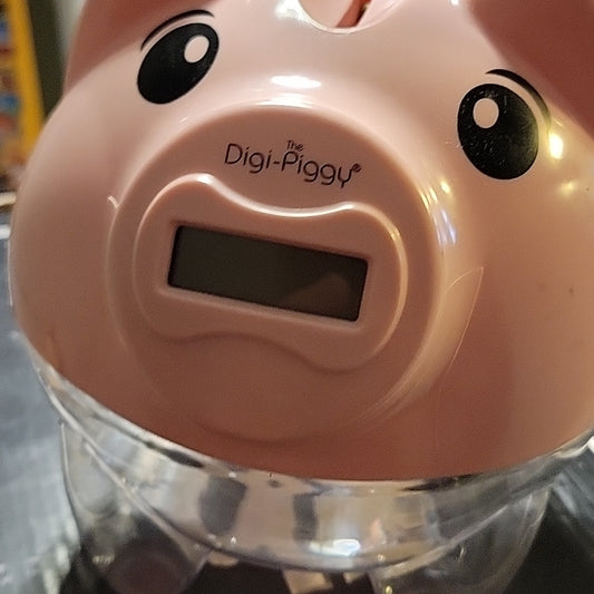 Digi-Piggy Bank Lcd Digital Coin Counting Bank Pink