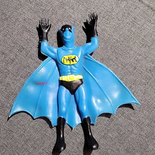 Vintage Rubber Jiggler Batman Action Figure Toy Ben Cooper Mold Style Adam West