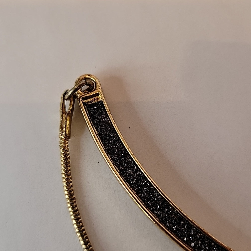 Women'S Golden Short Necklace Double Set