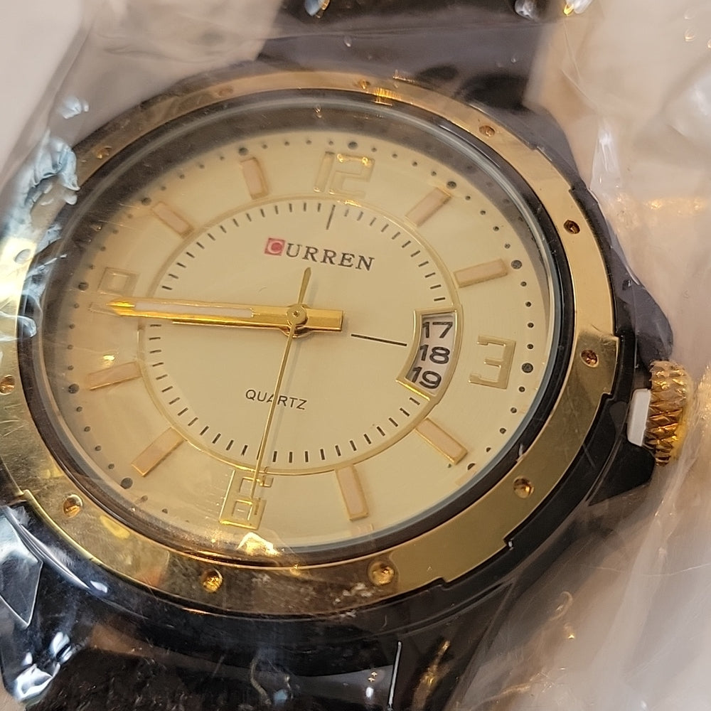 Curren Man Watch Brand Business Quartz Leather Strap Wirstwatches Sealed Fashion