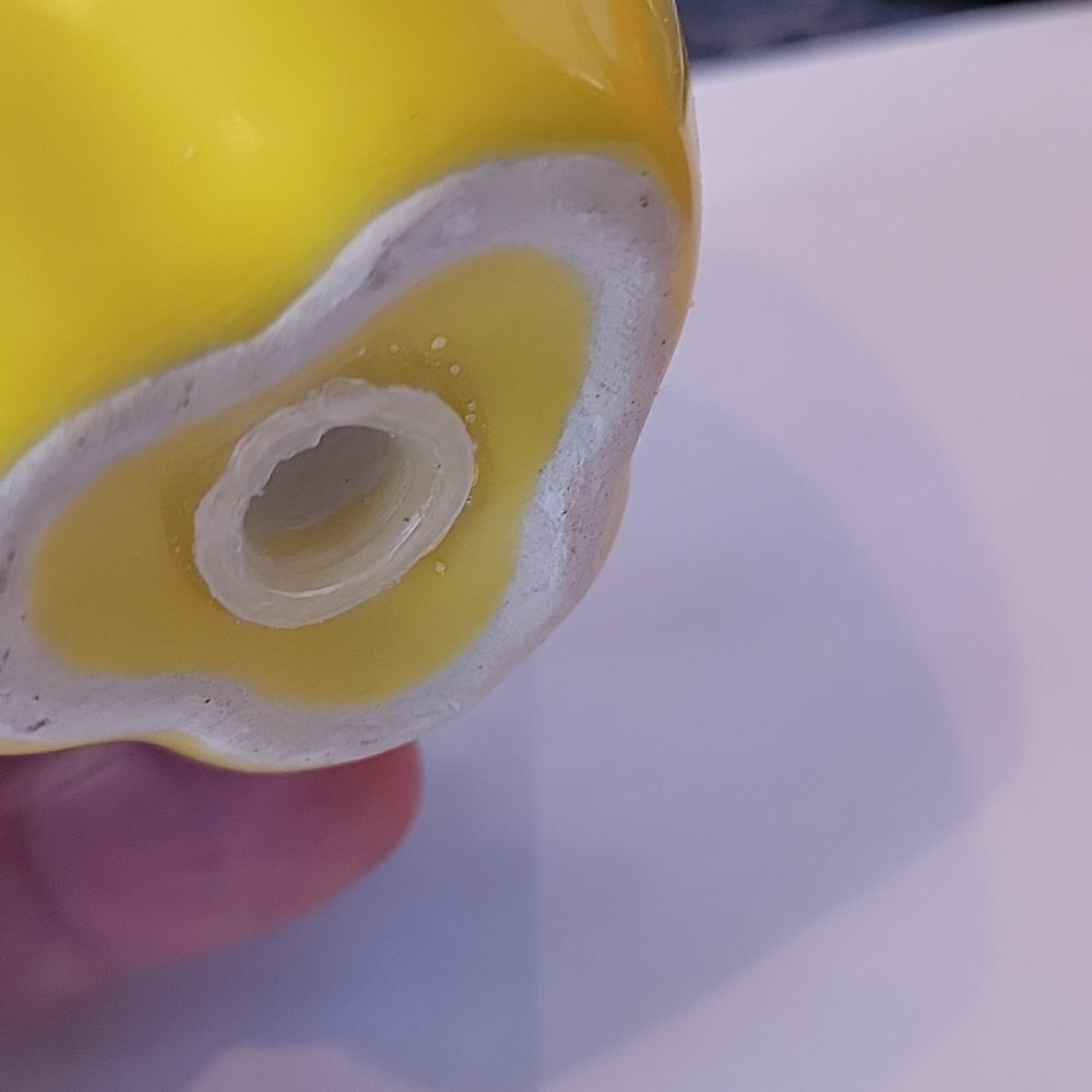 Ceramic Salt & Pepper Set Dining Table Yellow Red 2 Pièces Piment