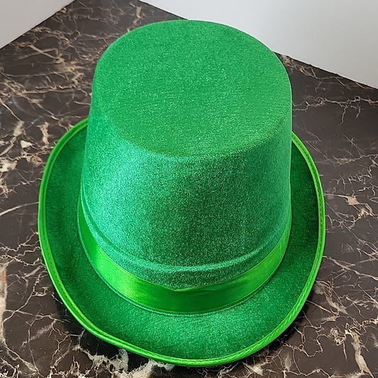 Green Hat Leprechaun Halloween Chapeau Haut De Gamme Vert 1 Pièce St.Patricksday