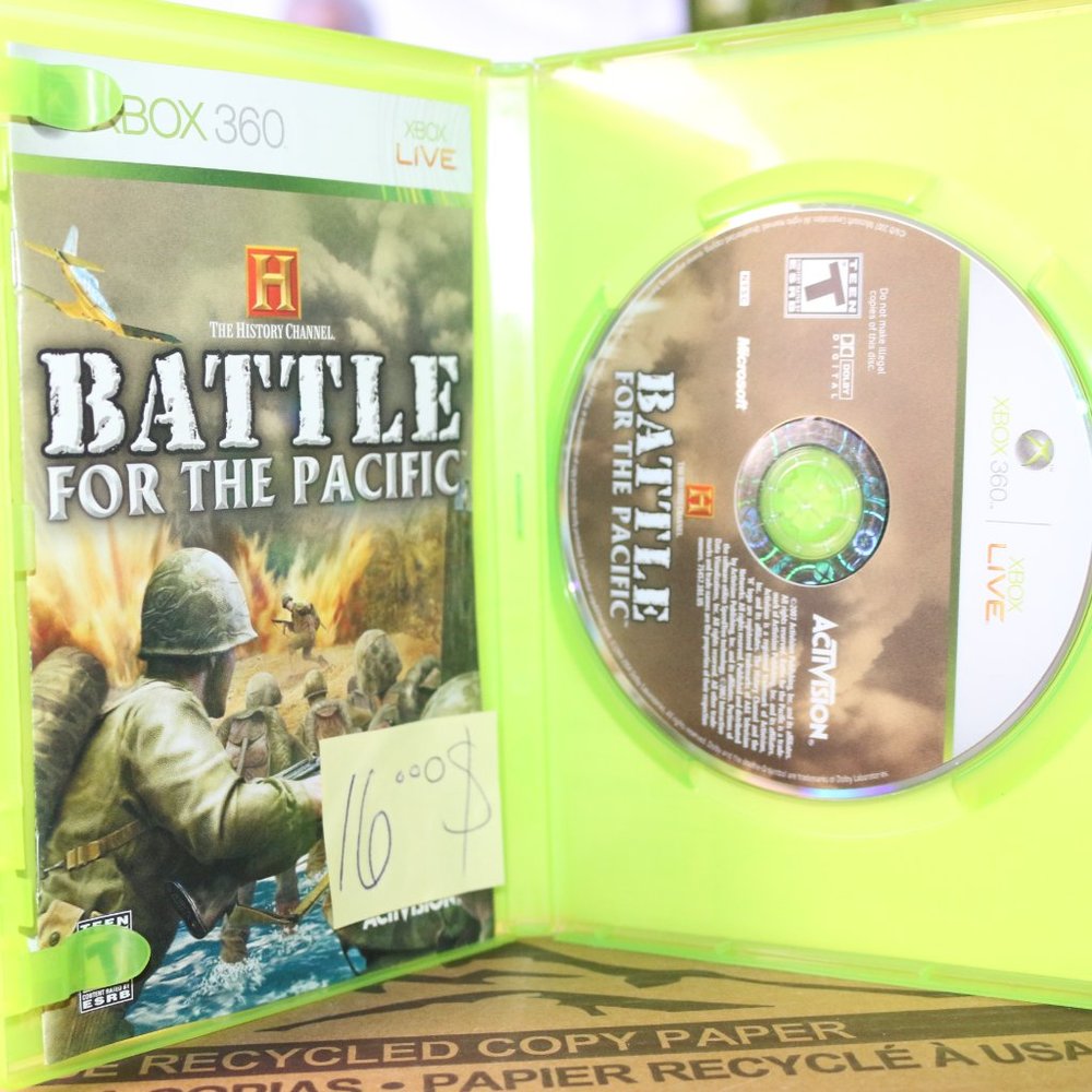 The History Channel: Battle For The Pacific Microsoft Xbox 360 X360 Game