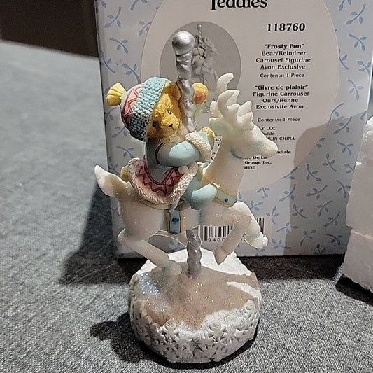 Cherished Teddies 118760 2005 Hillman Family Christmas Figure Decoration Avon