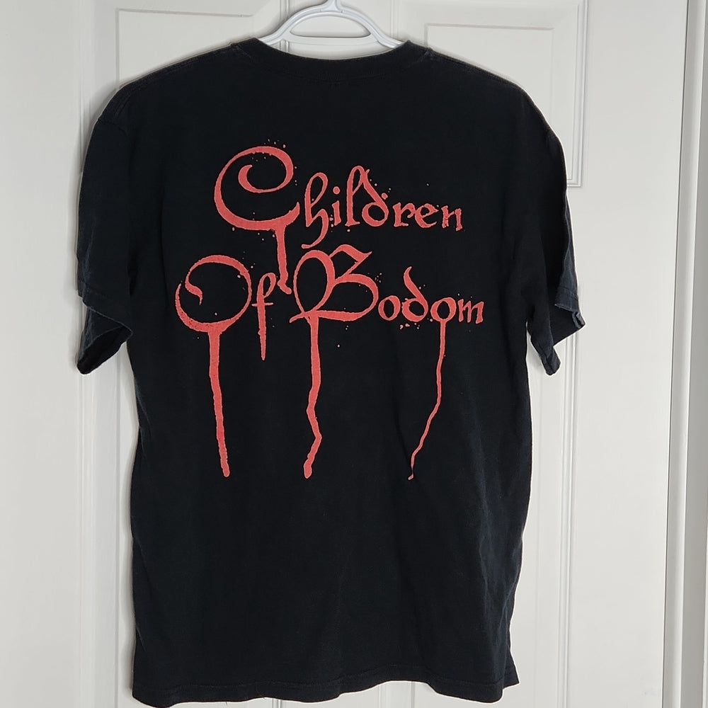 Children Of Bodom Grey Reaper T Shirt Medium