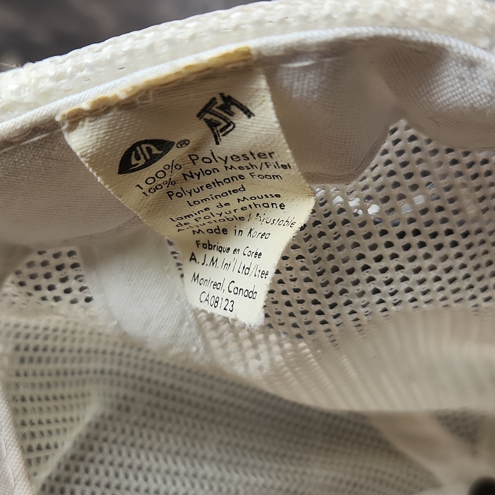 Vintage Blue White Trucker Snapback Cap