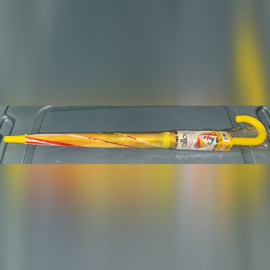 Brand New Caillou Straight Umbrella W/Automatic Opening Parapluie Toy Amuse 2013