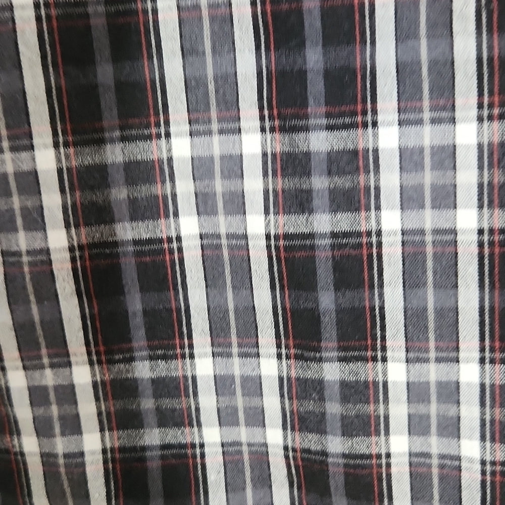 Levi'S Short Sleeves Shirt Blue/Red Plaid Medium