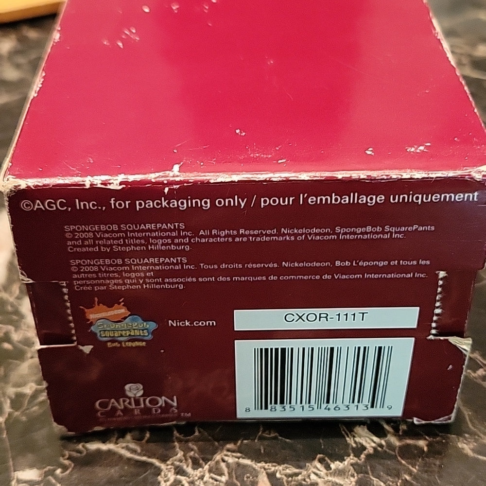 2008 Carlton Cards #111 Spongebob & Gary Snail Ornament Heirloom Christmas Nick