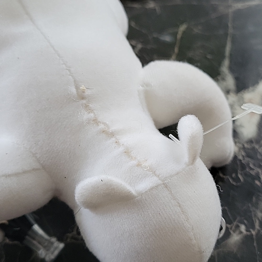 Vtg 1995 Coca Cola Plush White Polar Bear Holds Coke Soda Bottle Stuffed Animal