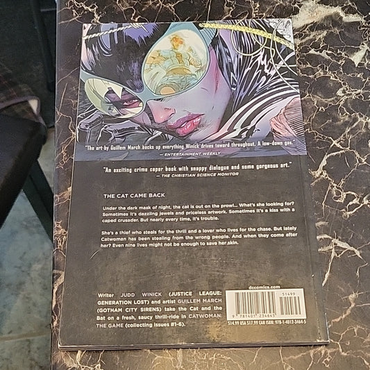Catwoman The New 52 The Game Vol 1 Graphic Novel Newdc Comic Book Judd Winick