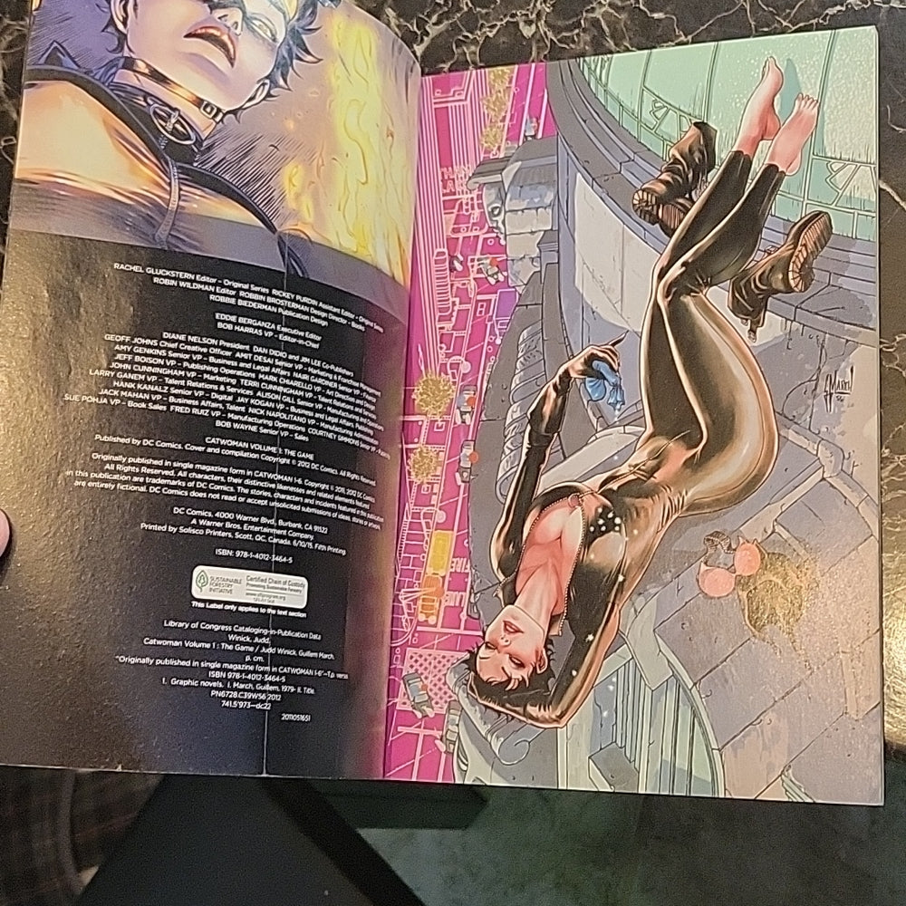 Catwoman The New 52 The Game Vol 1 Graphic Novel Newdc Comic Book Judd Winick
