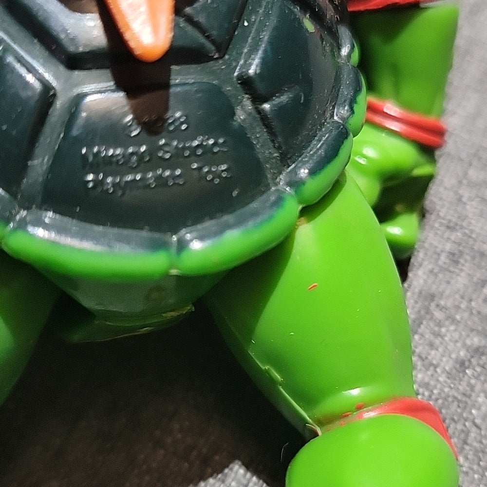 1988 Playmates Tmnt Raph Hard Head Teenage Mutant Ninja Turtles Raphael 2Weapons