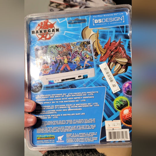 Bakugan Faceplate For Nintendo Ds Lite - New
