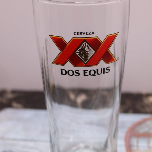 Cerveza Dos Equis Xx Beer Conical Shaker Pint Glass - College Football