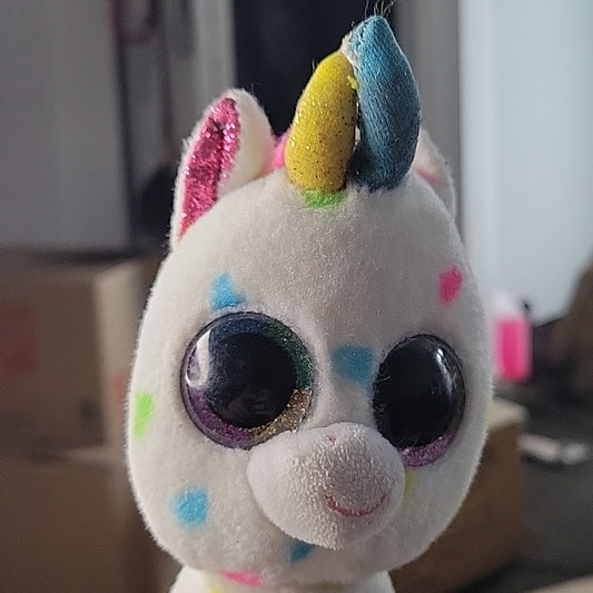 Ty Beanie Boos Harmonie The Speckled Unicorn (6 Inch) Stuffed Plush Animal