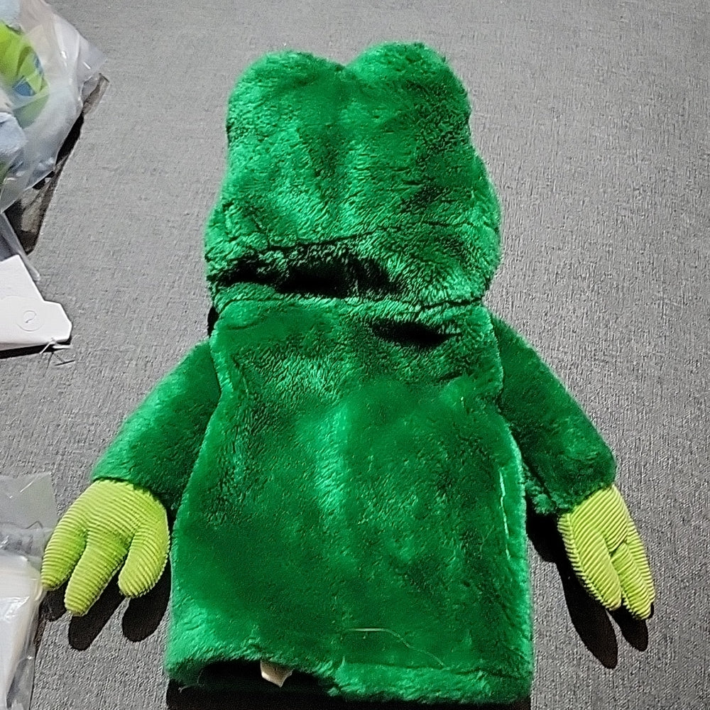 Dakin Frog Hand Puppet 13” Vintage 1985 Tuxedo Retro Rare