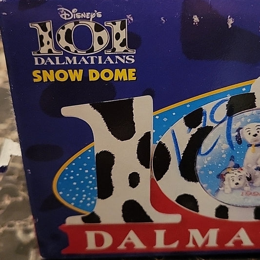 Disney 1996 Mcdonalds Happy Meal Christmas 101 Dalmatians Spot Check Snow Dome