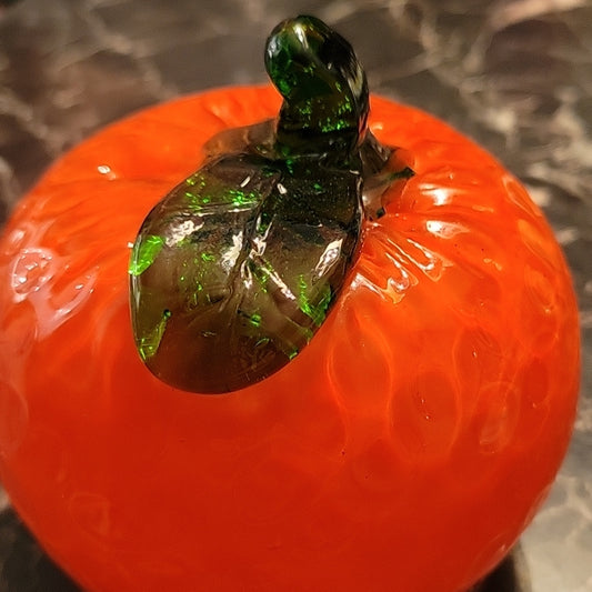 Vintage Murano Fruit Orange Glass Center Table Décoration