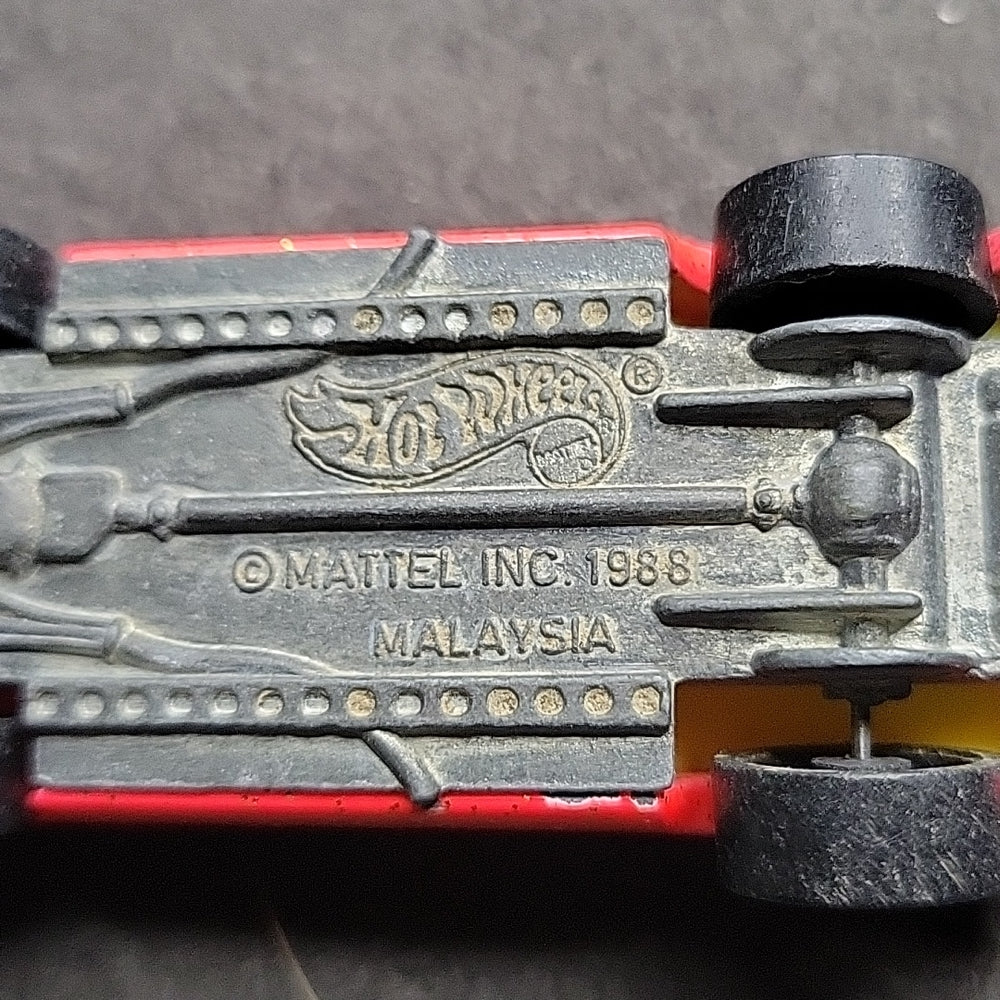 1988 Hot Wheels Mattel Chevy Monte Carlo Pink Gold Sparkle Diecast Malaysia