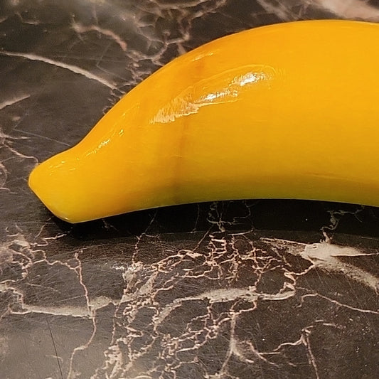 Banana Fruit Art Rock For Center Table On A Bowl Mable Albatre