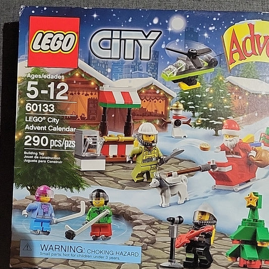 Lego City Advent Calendar 2016 # 60133 Same Day Ship 7 Minifigures 290 Pcs Toys