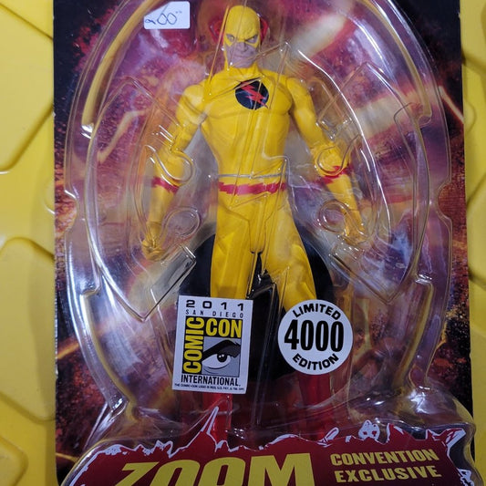 The Flash Action Figure Flashpoint Zoom Sdcc 4000 Comiccon Dc Comics Convention