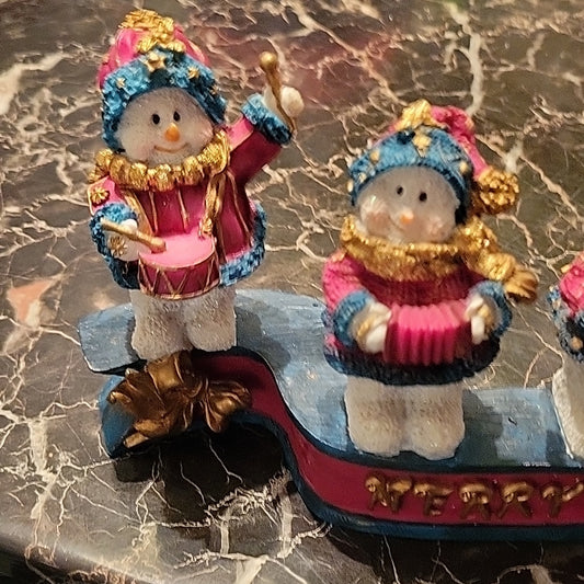 Springs Snowman Merry Christmas Musical Band