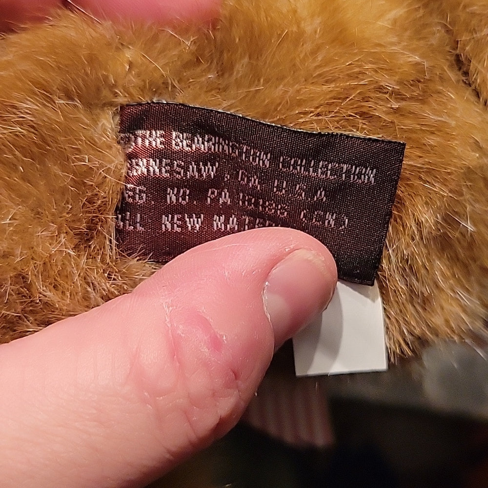 Bearington Collection Plush Bear Moose Hat Costume Cute Toy Christmas 9Inch