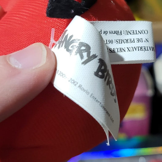 Angry Birds Plush Red Bird Toy Stuffed Animal 5” Good Stuff Toys Soft Rare**