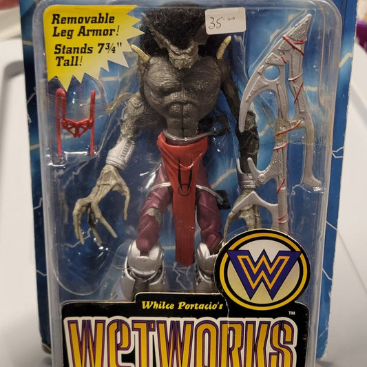 Wetworks Vampire 6 Inch Action Figure 1995 Mcfarlane Toys Sealed In Box On Card