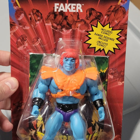 Masters Of The Universe Origins Faker 5.5" Figure Unpunched International Card 2