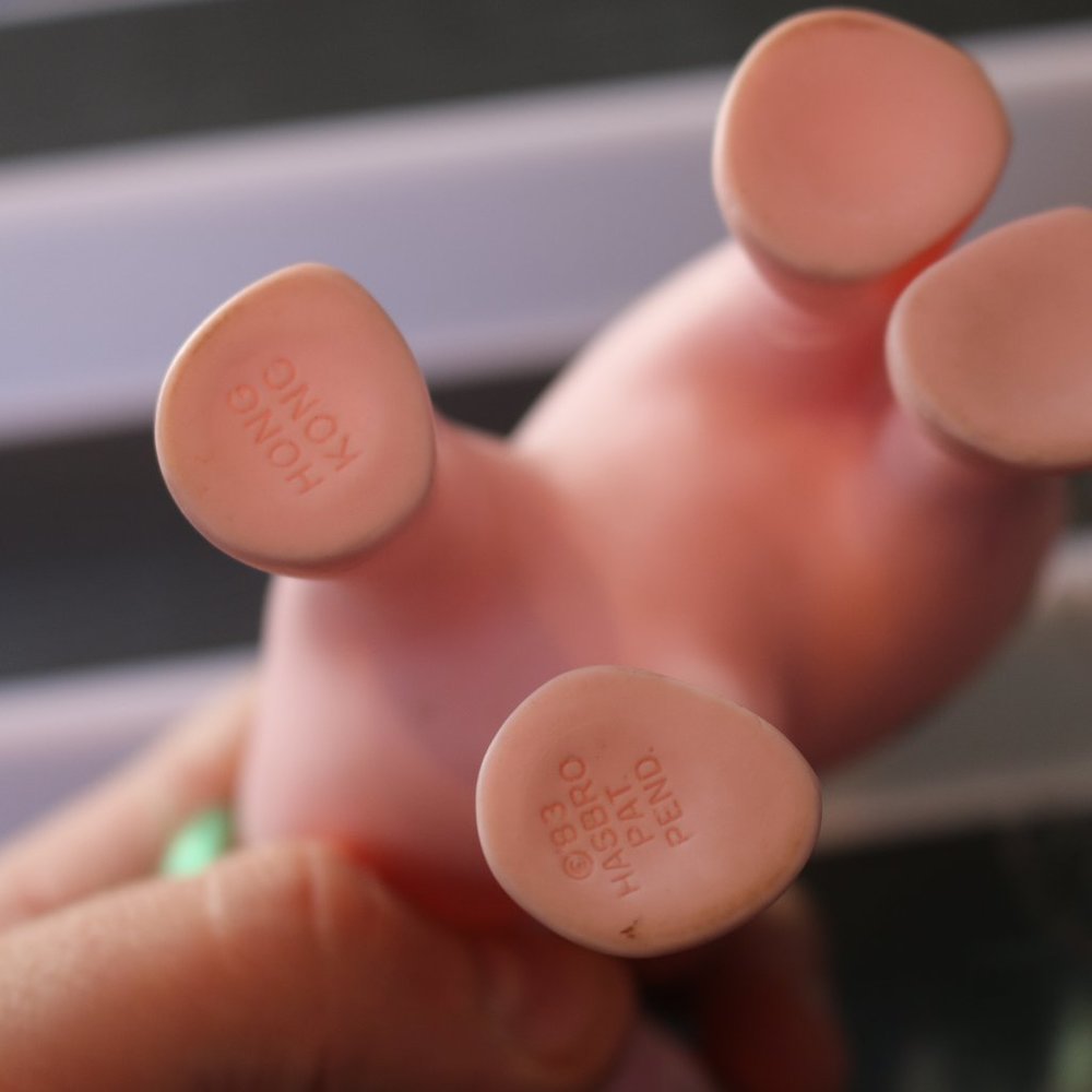 Vintage 1983 My Little Pony G1 Rainbow Pony Parasol Glitter Umbrellas