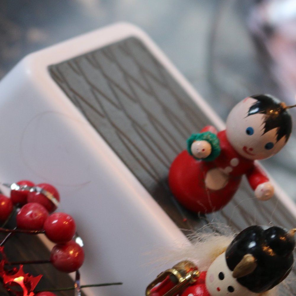 Vintage Handpainted Wooden Musical Bands Instruments Figurines / Ornaments