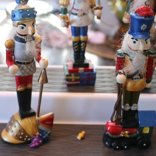Nut Crackers Holiday 4 Vintage 5 Inch Nut Crackers Ceramic Look