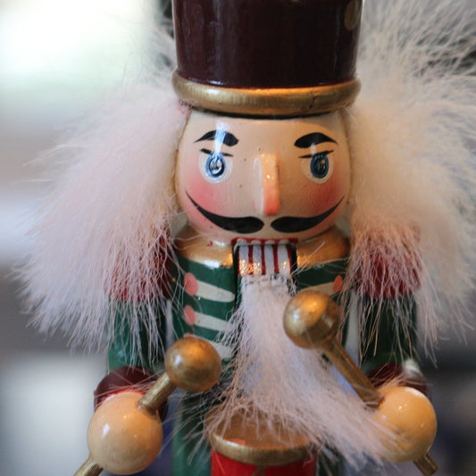 Musician Man Nutcracker Ornament 5 Inch Wooden Christmas Decoration