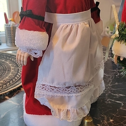 Century Collection Genuine Porcelain Santa Claus Doll. Stands 16 Inches Tall.