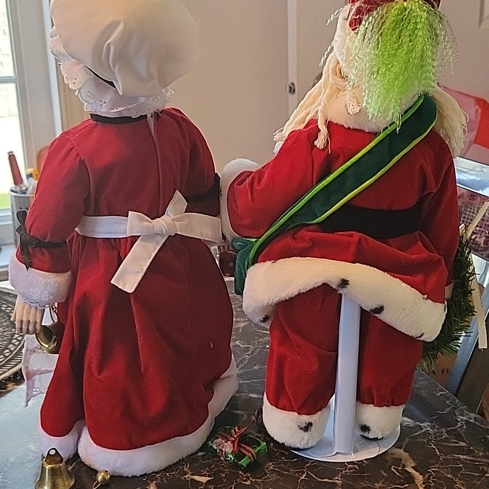 Century Collection Genuine Porcelain Santa Claus Doll. Stands 16 Inches Tall.