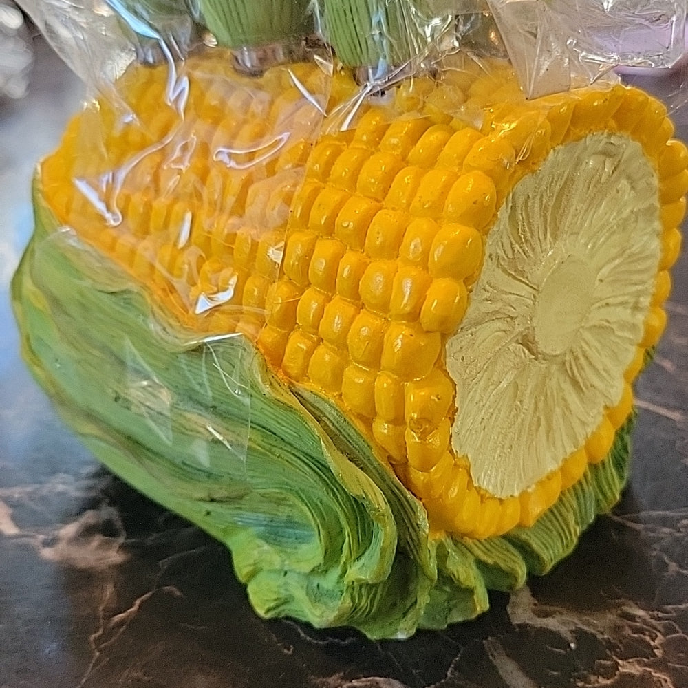 6 Snack Forks Ou Hors D'Œuvre Forks Corn Mold For Party Table Center Rare