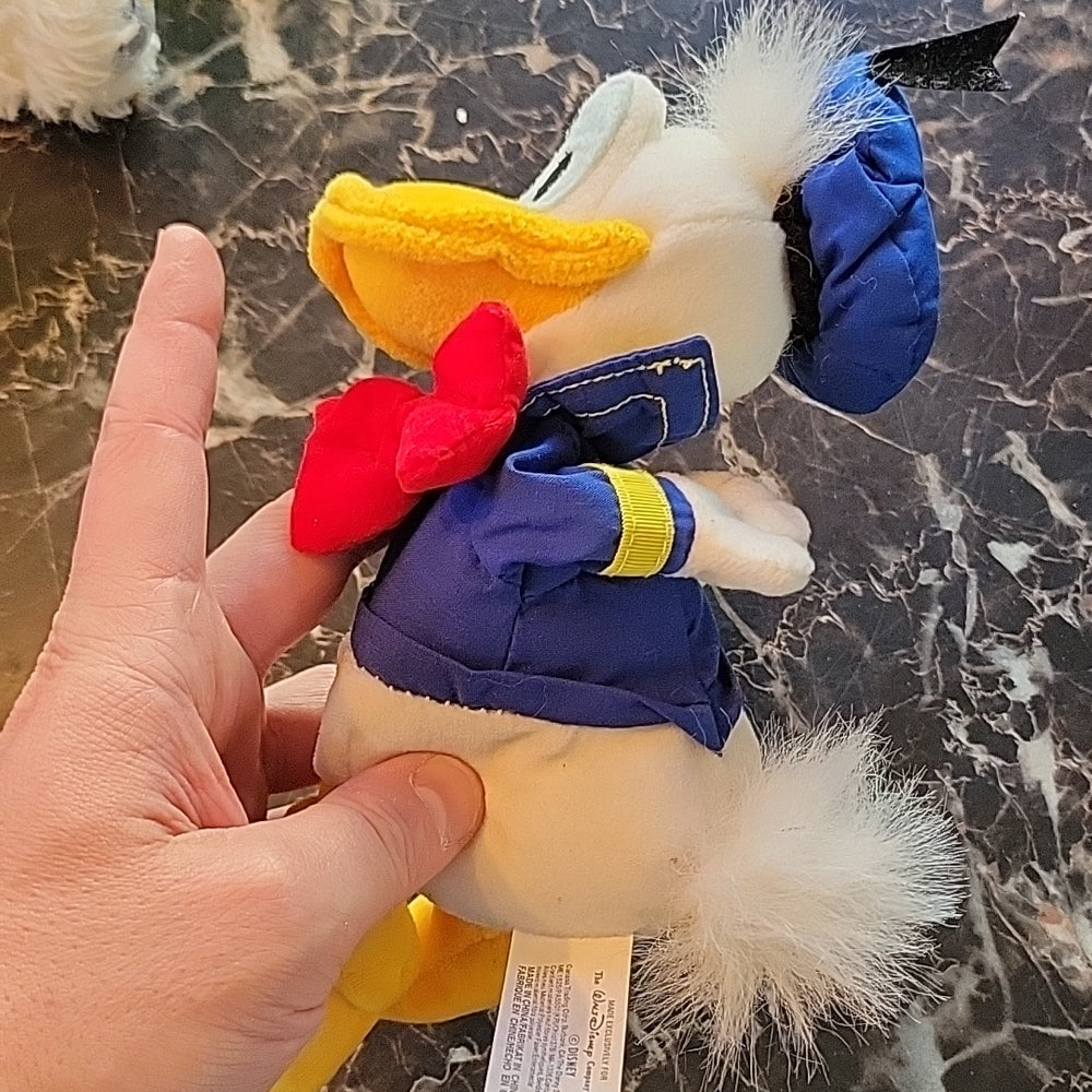 Walt Disney Mini Bean Bag Donald Duck Peluche Plush Toy Beanie 7Inch Sitting
