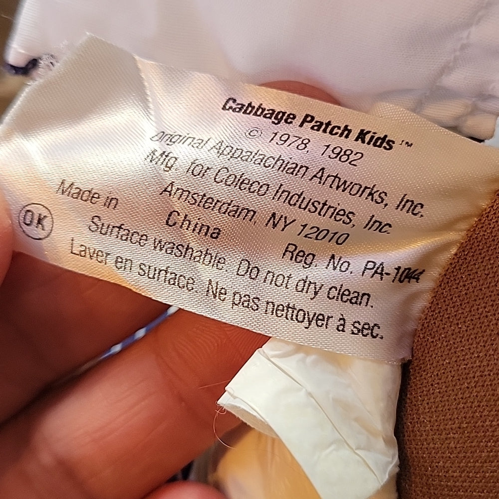 Boutchou Cabbage Patch Kid Doll Rare Vintage Kid/Afro-Américain Toy Hm#2 1985