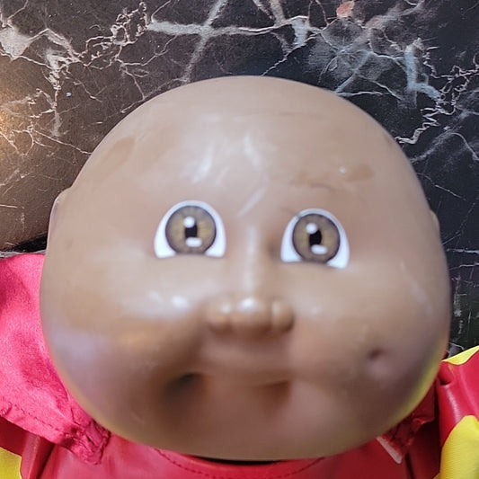 Boutchou Vintage 1986 Cabbage Patch Kid Afro-Américain Doll Plush Super Dynoclot